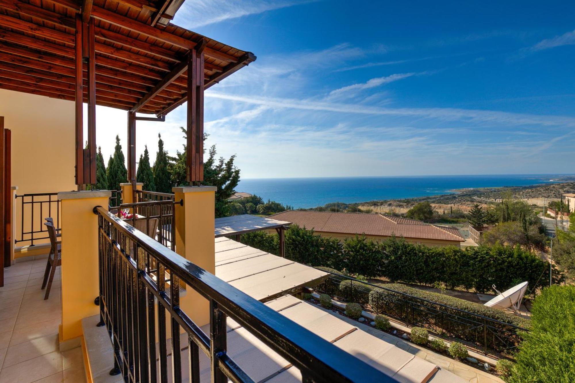 1 Bedroom Apartment Pyrgos With Beautiful Sea And Sunset Views, Aphrodite Hills Resort كوكليا المظهر الخارجي الصورة