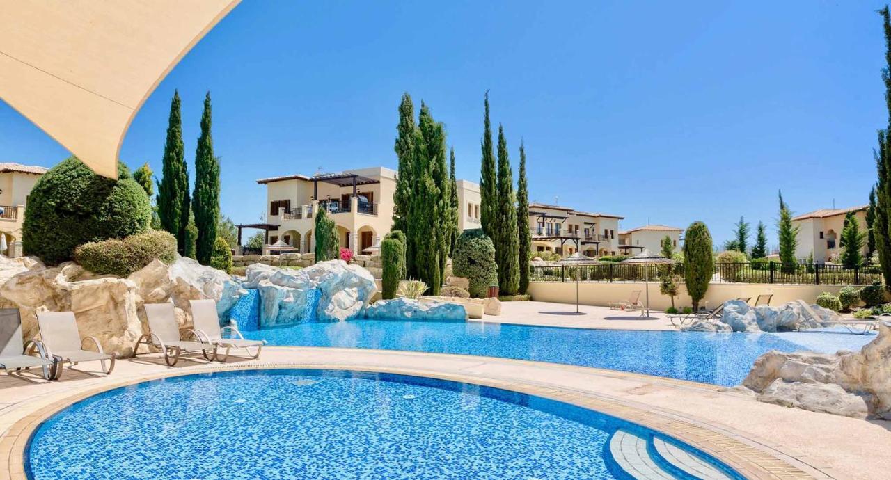1 Bedroom Apartment Pyrgos With Beautiful Sea And Sunset Views, Aphrodite Hills Resort كوكليا المظهر الخارجي الصورة