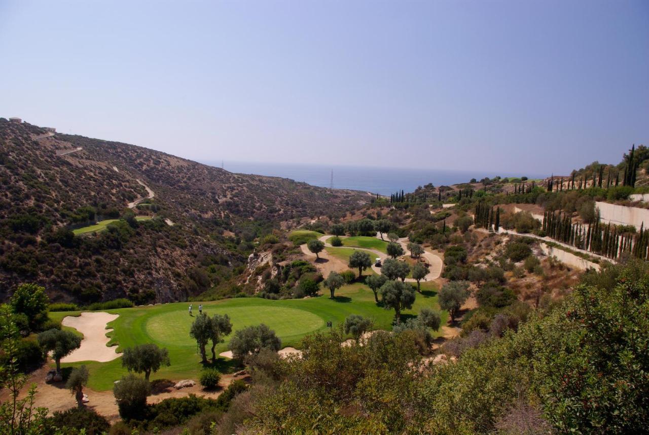 1 Bedroom Apartment Pyrgos With Beautiful Sea And Sunset Views, Aphrodite Hills Resort كوكليا المظهر الخارجي الصورة