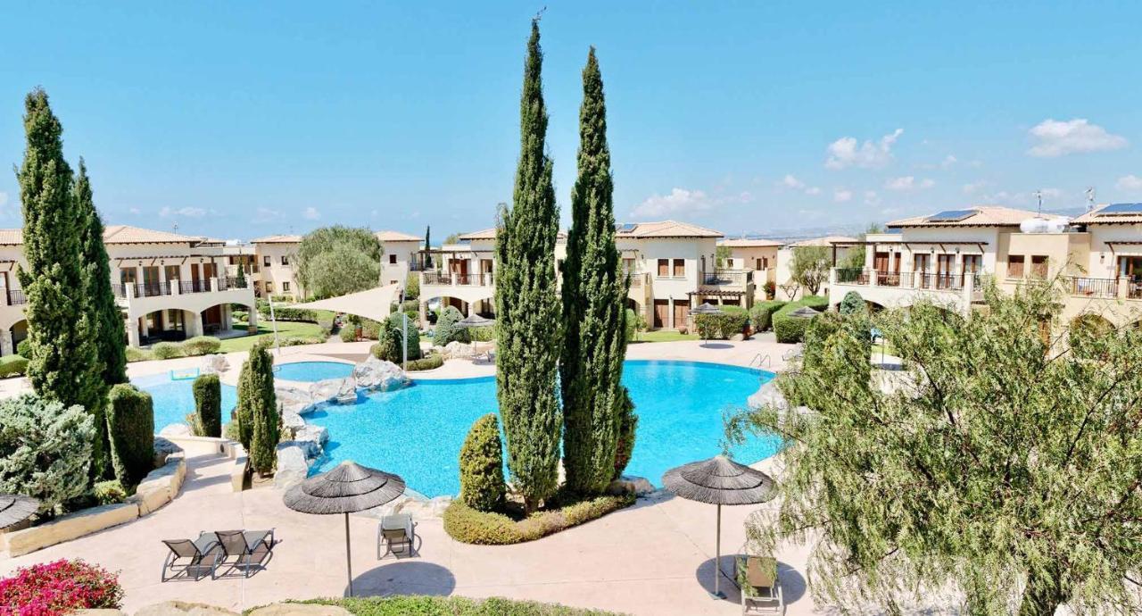 1 Bedroom Apartment Pyrgos With Beautiful Sea And Sunset Views, Aphrodite Hills Resort كوكليا المظهر الخارجي الصورة